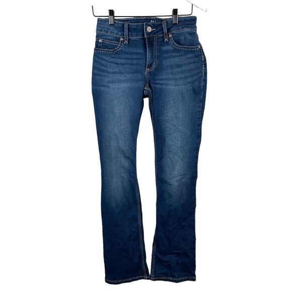 Wrangler Women Size 5/6 Western Boot Cut Thick Stitched Cowboy Retro Jeans - Picture 1 of 9